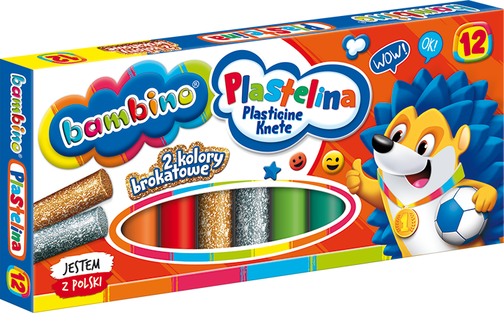 Plastelina St.Majewski Bambino 12kol. 01710